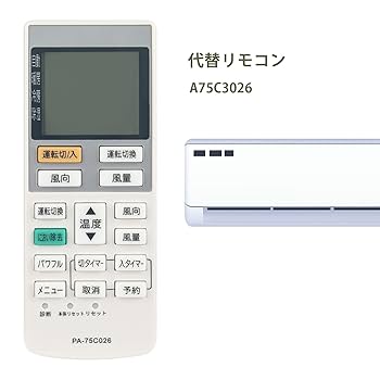 Amazon.co.jp: ALLIMITY 代替リモコンA75C3026 FITS FOR